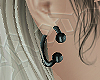 septum earrings black