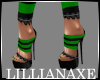 [la] Weed grn heels