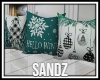 S. Xmas Pillows Set