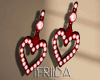 Valentine Earrings Love