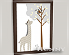 H. Nursery Giraffe Art
