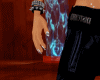 Disturbed velvet pants