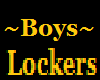 Boys Locker Room Sign