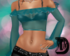 D Teal Desire Top