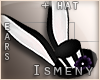 [Is] Goth Bunny Ears+Hat