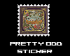 Pretty. ODD. stamp