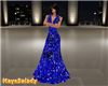 Blue Christmas Gown
