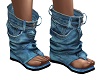 Jean Blue Summer Sandals