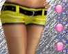 ~A~ Yellow summer shorts