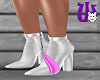 Curvy Line Boots pink