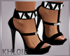black silver heels K