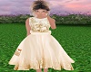 Kids Floral Dress Peach