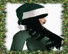 R~Santa Green Hat /WHair