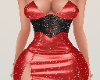SC corset dress red