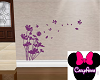 Purple Flowers Wall deco