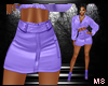 Bam Skirt &Shoes-Purple