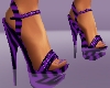 *Sexy Purple Black Heels