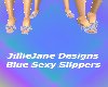 {JJ} Blue Sexy Slipper