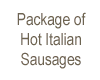 Pkg of Hot Sausages