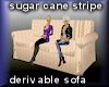sugar cane stripe sofa