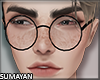 Nerdy Glasses Black