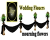 Wedding/mourning flowers