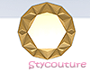 Pyramid Mirror Gold