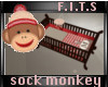 sock monkey crib