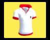 White/Red Polo Shirt