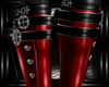 b red steampunk boots