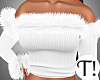 T! Winter White Fur Top