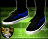 L. Blue&Black Loafers