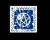 blue wiccan stamp