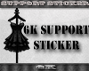 6k Support Sticker