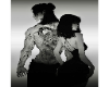 Cutout couple grunge