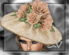 ~V Vintage Rose Hat