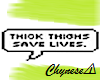 Save Lives HeadSign