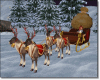 santas reindeers