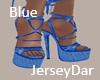 Blue Laced Heels