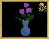 Lavender Rose Trio Vase