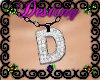 Diamond D necklace