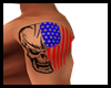 USA Skull Tattoo