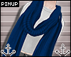 ⚓ | Blue Knit Scarf
