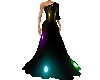 Lights on Black Gown