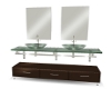 Derviable Glass Vanity