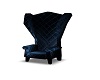 blue highback chair