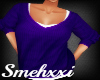 S. Cute Purple Sweater