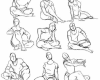 stay poses up sit