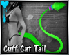 D~Cuff Cat Tail: Green