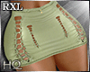 Ripped skirt green RXL